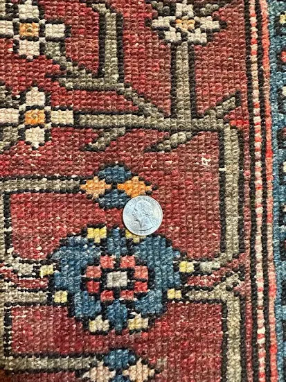 Handmade Antique Persian Rug Traditional Style Village Design - High Quality Wool 3'7 x 5'4 - I Got Rugs Handmade Antique Persian Rug Traditional Style Village Design - High Quality Wool 3'7 x 5'4 I Got Rugs Handmade Vintage I Got Rugs  1250.00