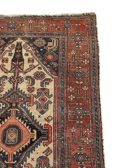 Handmade Antique Persian Rug Traditional Style Village Design - High Quality Wool 3'7 x 5'4 - I Got Rugs Handmade Antique Persian Rug Traditional Style Village Design - High Quality Wool 3'7 x 5'4 I Got Rugs Handmade Vintage I Got Rugs  1250.00