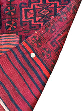 Load image into Gallery viewer, Hand-Knotted Vintage Persian Wool Rug Bakhtiari Style Red 3&#39;6 x 8&#39;3
