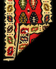 Load image into Gallery viewer, Handmade Vintage Wool Runner Rug Turkish Kilim Geometric Design 1&#39;9 x 6&#39;4
