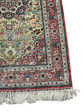 Load image into Gallery viewer, Handmade Vintage Silk Rug Persian Oriental Design 3&#39; x 5&#39;
