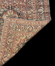 Load image into Gallery viewer, Hand-Knotted Vintage Wool Rug Colorful Persian Heriz Floral Design 4&#39;7 x 6&#39;1
