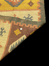 Load image into Gallery viewer, Hand-Knotted Vintage Wool Rug Turkish Kilim Tribal Runner 2&#39;6 x 7&#39;11
