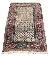 Load image into Gallery viewer, Vintage Hand-Knotted Persian Wool Rug Red Oriental Pattern 4&#39;6 x 6&#39;11
