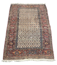 Load image into Gallery viewer, Vintage Hand-Knotted Persian Wool Rug Red Oriental Pattern 4&#39;6 x 6&#39;11
