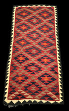 Load image into Gallery viewer, Handmade Vintage Wool Rug Afghan Kilim Multicolor Tribal Runner 3&#39; x 6&#39;
