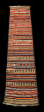 Load image into Gallery viewer, Hand-Woven Vintage Wool Rug Turkish Tribal Pattern in Bold Colors 2&#39;7 x 10&#39;6
