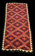 Load image into Gallery viewer, Handmade Vintage Wool Rug Afghan Kilim Multicolor Tribal Runner 3&#39; x 6&#39;
