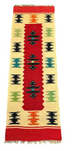 Load image into Gallery viewer, Handmade Vintage Rug Wool Turkish Kilim Multicolor Geometric Design 1&#39;8 x 4&#39;11
