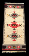 Load image into Gallery viewer, Handmade Vintage Wool Rug Turkish Kilim Tribal Design Multicolor 2&#39;7 x 6&#39;
