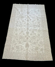 Load image into Gallery viewer, Handmade Vintage Wool Rug Persian Tabriz Floral Pattern in Muted Colors 6&#39;3 x 9&#39;8
