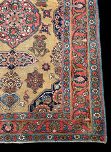 Load image into Gallery viewer, Handmade Vintage Wool Rug Colorful Persian Kerman Floral Design 2&#39;11 x 4&#39;9
