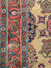 Load image into Gallery viewer, Handmade Vintage Wool Rug Colorful Persian Kerman Floral Design 2&#39;11 x 4&#39;9
