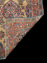 Load image into Gallery viewer, Handmade Vintage Wool Rug Colorful Persian Kerman Floral Design 2&#39;11 x 4&#39;9
