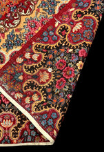 Load image into Gallery viewer, Vintage Hand-Knotted Wool Rug Colorful Persian Floral Design 7&#39;1 x 10&#39;9
