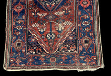 Load image into Gallery viewer, Antique Handmade Wool Rug Unique Persian Oriental Design Bold Colors 3&#39;6 x 6&#39;3
