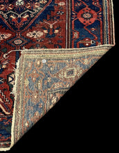 Load image into Gallery viewer, Antique Handmade Wool Rug Unique Persian Oriental Design Bold Colors 3&#39;6 x 6&#39;3
