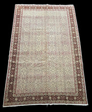 Load image into Gallery viewer, Handmade Vintage Wool Rug Colorful Turkish Floral Design 6&#39;4 x 9&#39;9 *Repaired*
