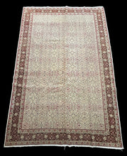 Load image into Gallery viewer, Handmade Vintage Wool Rug Colorful Turkish Floral Design 6&#39;4 x 9&#39;9 *Repaired*
