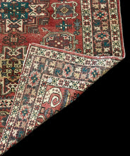 Load image into Gallery viewer, Handmade Vintage Wool Rug Colorful Persian Oriental Design 3&#39;8 x 5&#39;3
