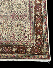 Load image into Gallery viewer, Handmade Vintage Wool Rug Colorful Turkish Floral Design 6&#39;4 x 9&#39;9 *Repaired*
