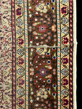 Load image into Gallery viewer, Handmade Vintage Wool Rug Colorful Turkish Floral Design 6&#39;4 x 9&#39;9 *Repaired*
