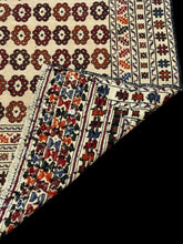 Load image into Gallery viewer, Handmade Vintage Wool Rug Persian Kilim Colorful Soumak Design 4&#39; x 6&#39;9
