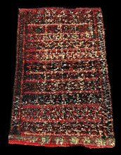 Load image into Gallery viewer, Handmade Vintage Wool Rug Red Moroccan Berber Tribal Pattern 2&#39;7 x 4&#39;
