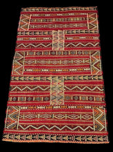 Load image into Gallery viewer, Beautiful Handmade Vintage Wool Rug Moroccan Berber Red Tribal Design  3&#39;2 x 5&#39;1
