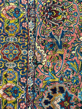 Load image into Gallery viewer, Antique Handmade Wool Rug Persian Tabriz Floral Design Bright Colors 5&#39;9 x 9&#39;6
