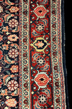 Load image into Gallery viewer, Unique Handmade Vintage Wool Rug Colorful Persian Floral Pattern 4&#39;4 x 5&#39;10
