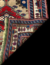 Load image into Gallery viewer, Handmade Vintage Wool Rug Colorful Turkish Prayer Design 3&#39;11 x 5&#39;10
