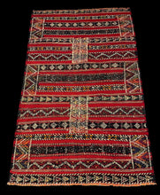 Load image into Gallery viewer, Beautiful Handmade Vintage Wool Rug Moroccan Berber Red Tribal Design  3&#39;2 x 5&#39;1
