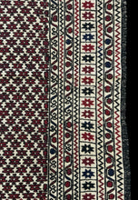 Load image into Gallery viewer, Handmade Vintage Wool Rug Colorful Persian Kilim Soumak Design 3&#39;11 x 6&#39;7
