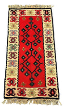 Load image into Gallery viewer, Hand-Knotted Vintage Turkish Rug Geometric Design 2&#39; x 3&#39;11
